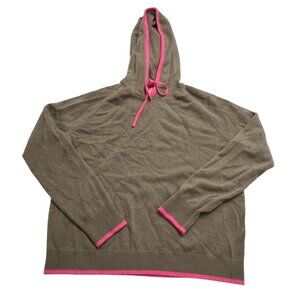 From Future Oversized Hoodie Sweater with Contrast Trims in Tropical Taupe